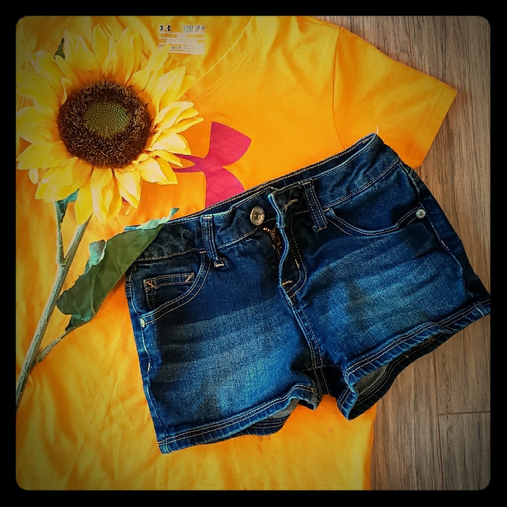 Girls Justice jean shorts size 10s